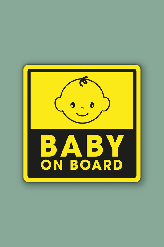 Baby on board sticker