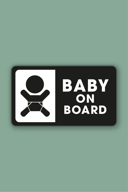 Baby on board sticker