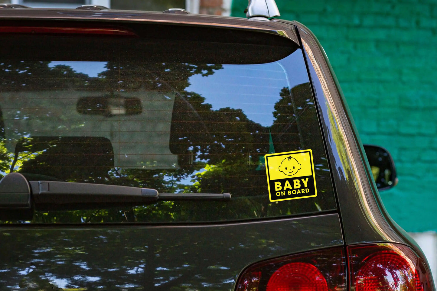 Baby on board sticker
