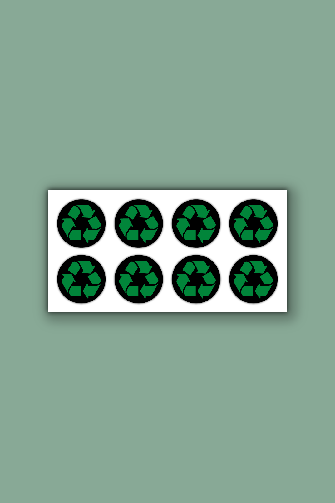 Recycle stickers