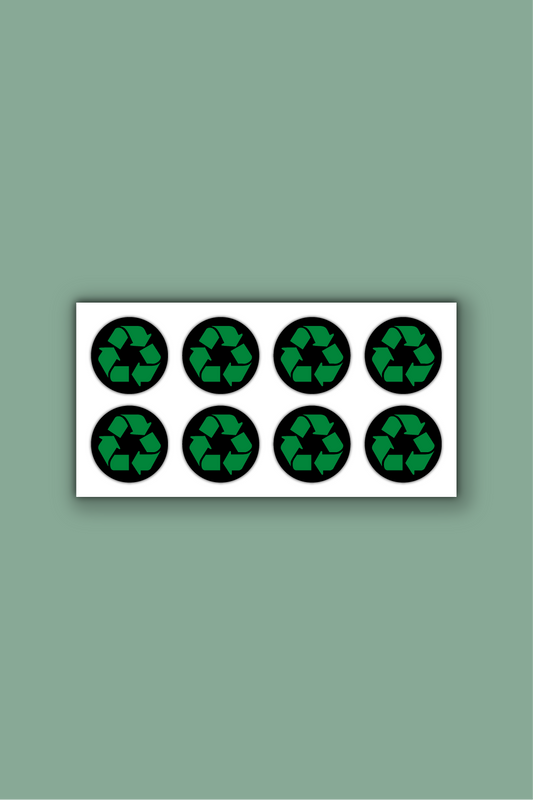 Recycle stickers