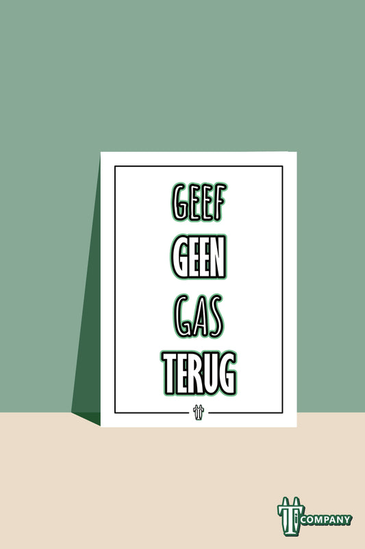 Woordkracht - Geef geen gas terug
