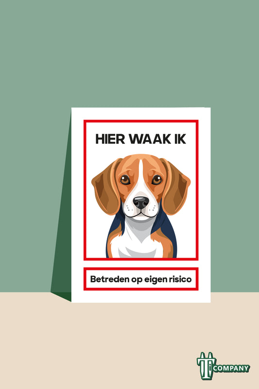 Hier waak ik - Beagle