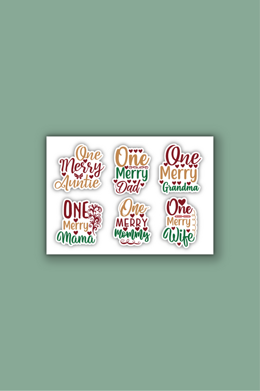 A5 stickervel met kerststicker