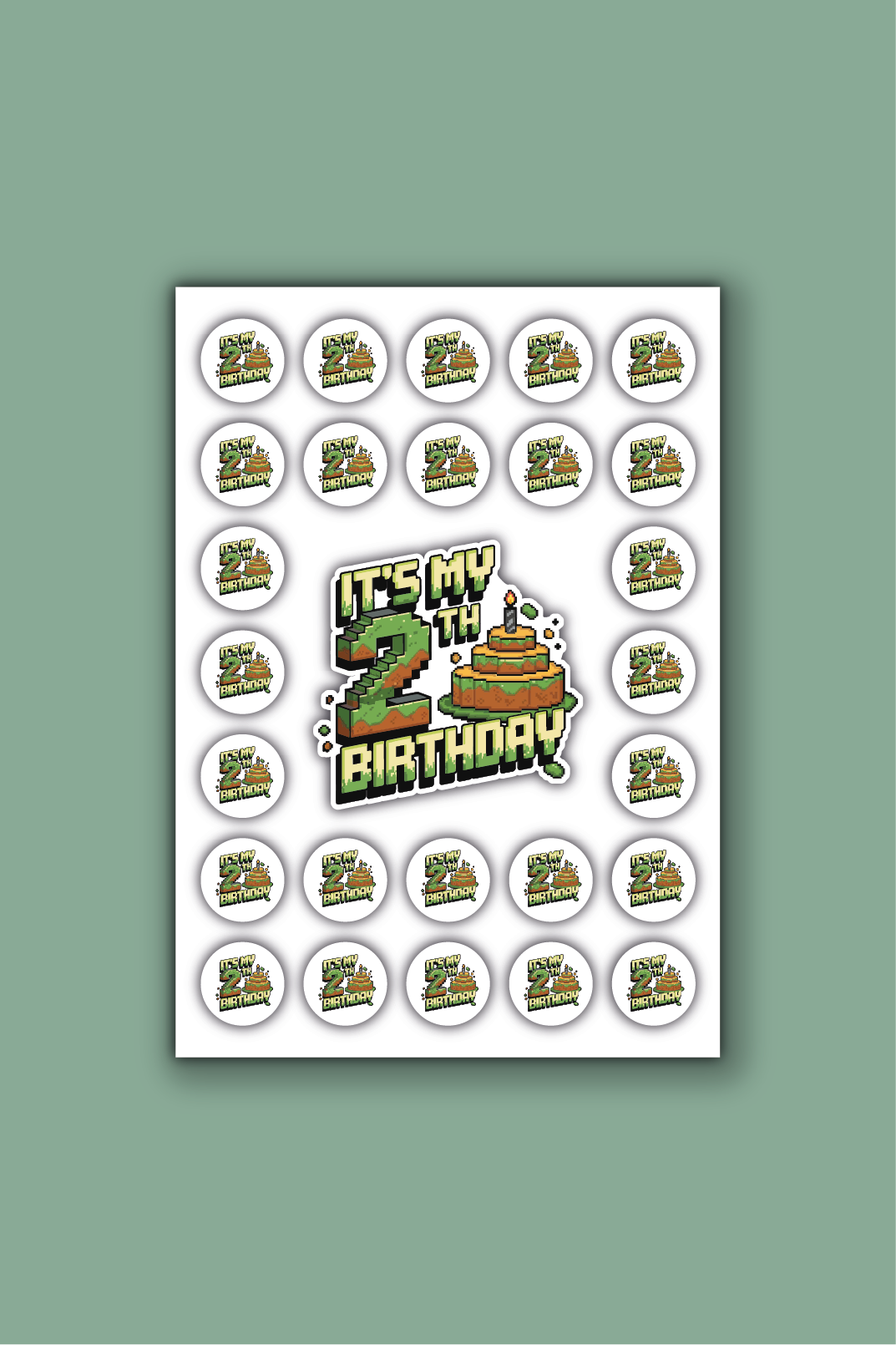 A4 Stickervel stoer - 2 jaar