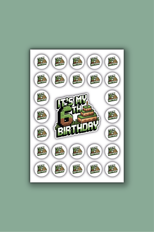 A4 Stickervel stoer - 6 jaar