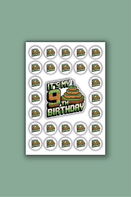 A4 Stickervel stoer - 9 jaar