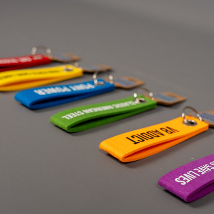 Vilt sleutelhanger