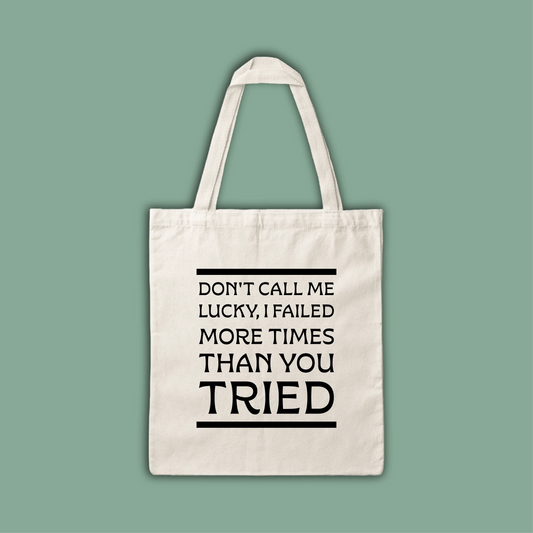 Shopper - Don't call me lucky, i failed more times than you tried