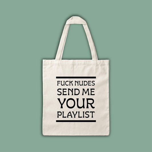 Shopper - F*ck nudes, send me your playlist