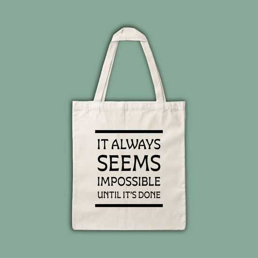 Shopper - It always seems impossible until it's done