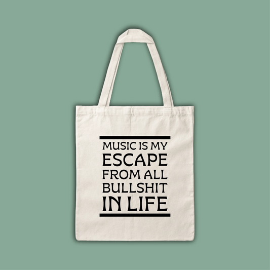 Shopper - Music is my escape from all bullshit in life