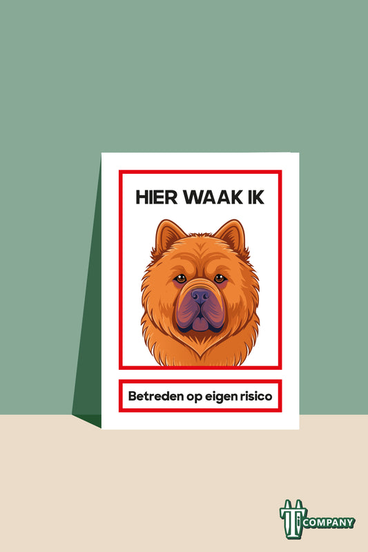 Hier waak ik - Chow Chow