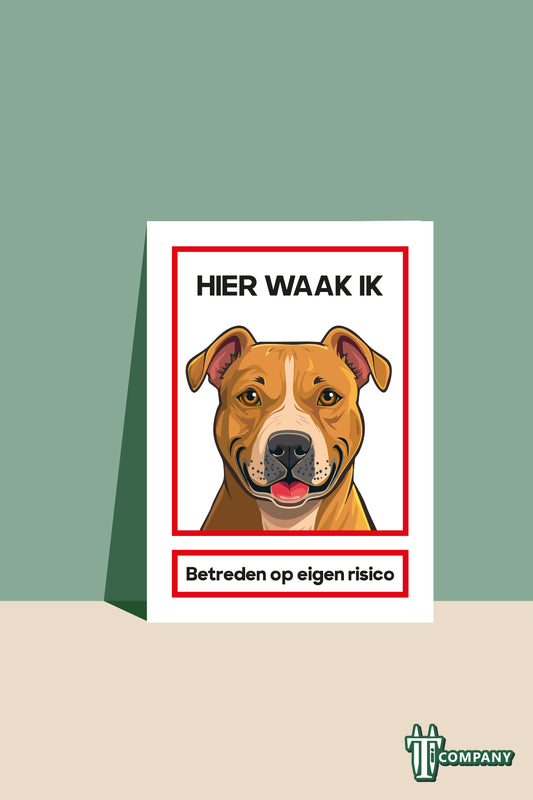 Hier waak ik - Engelse stafford