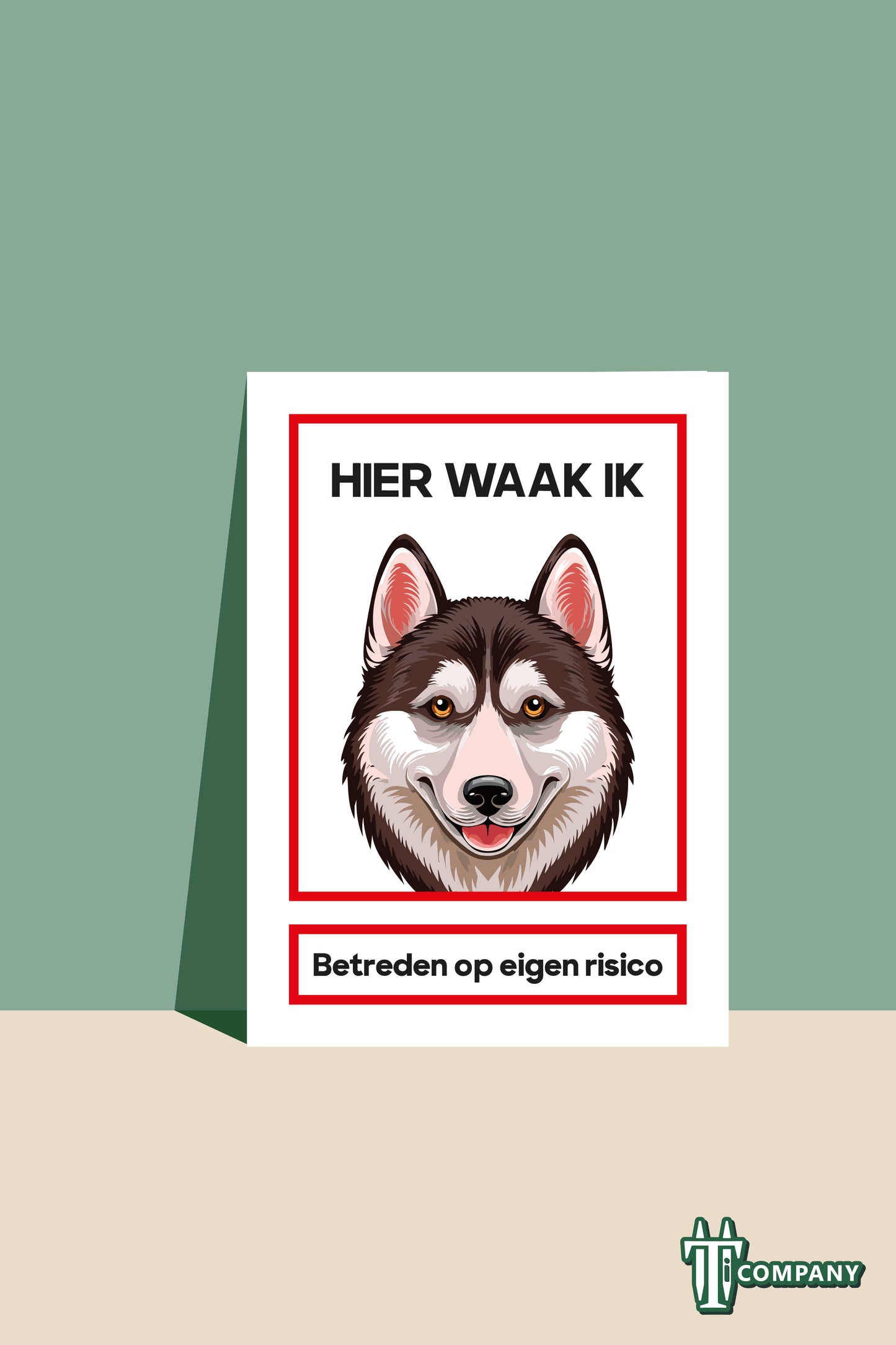Hier waak ik - Husky