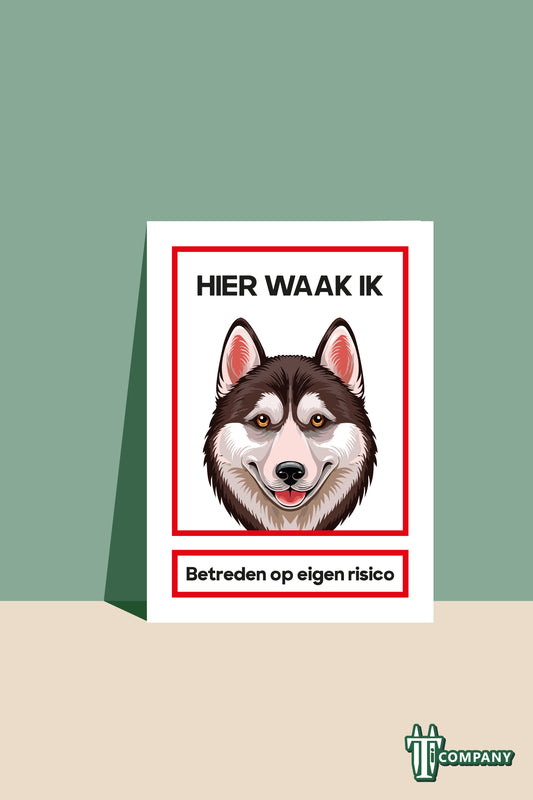 Hier waak ik - Husky