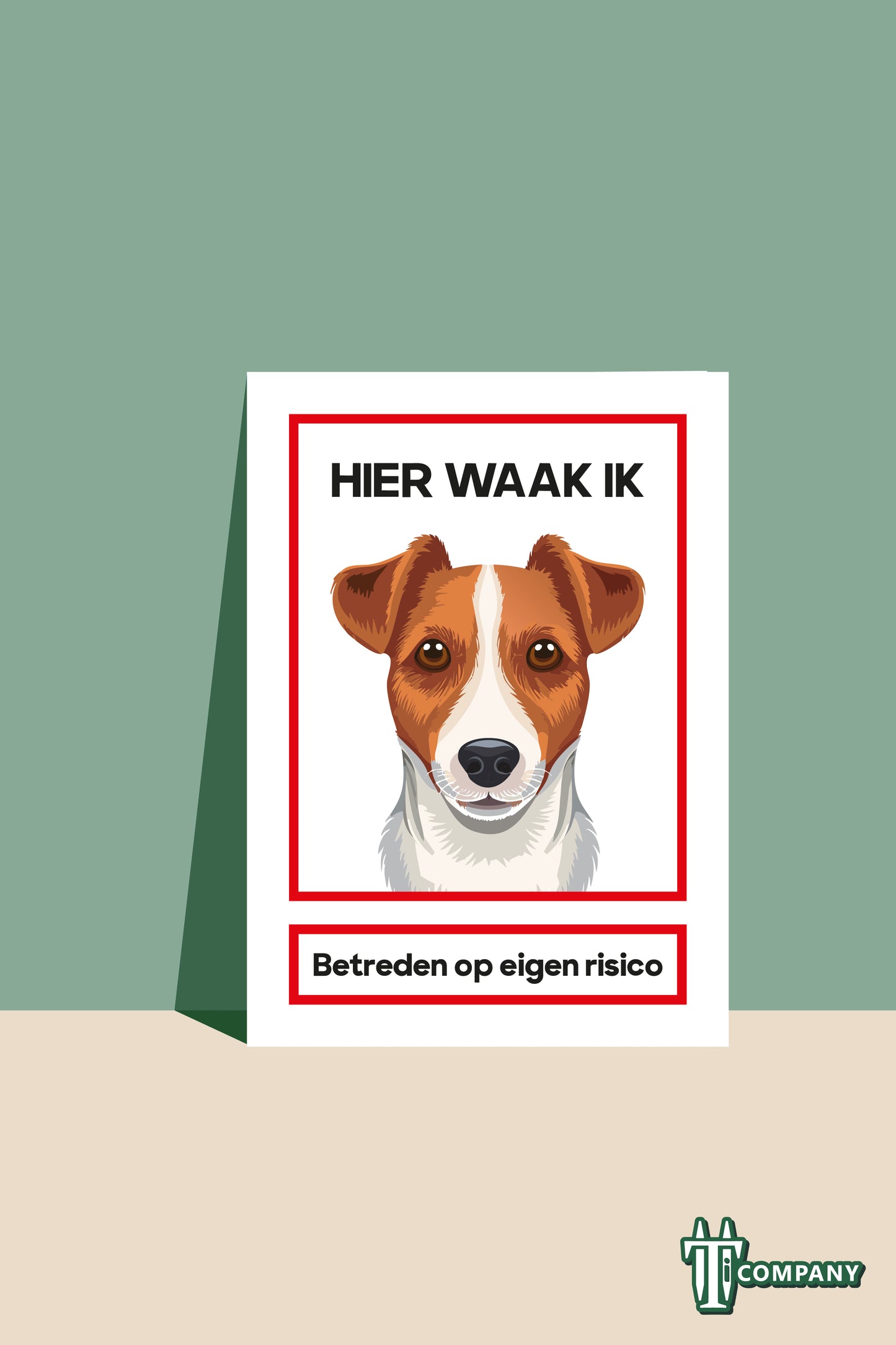 Hier waak ik - Jackrussel