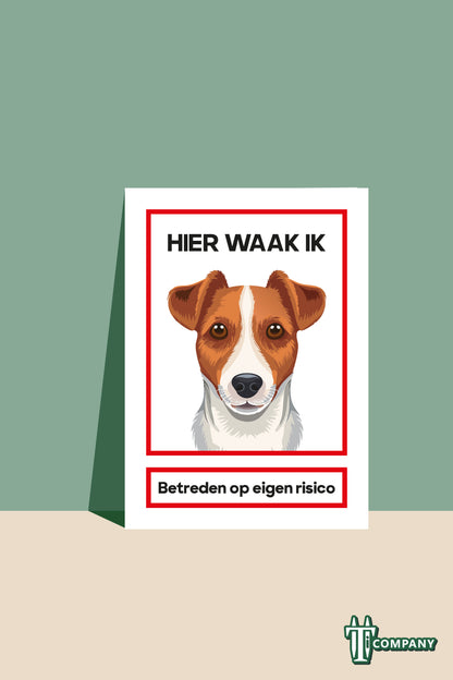 Hier waak ik - Jackrussel