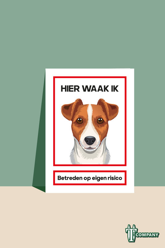 Hier waak ik - Jackrussel