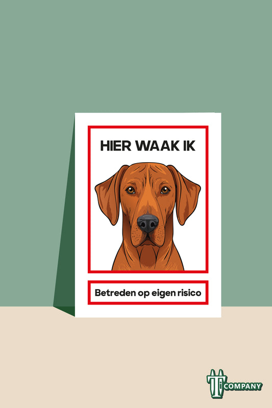 Hier waak ik - Ridgeback
