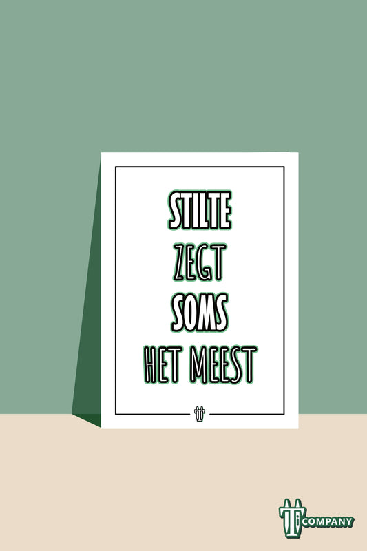 Woordkracht - Stilte zegt soms het meest